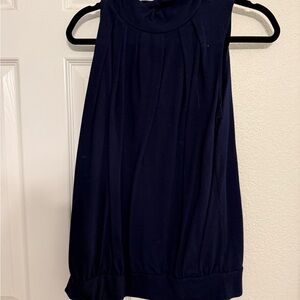 Zenana Outfitters Navy Sleeveless Blouse